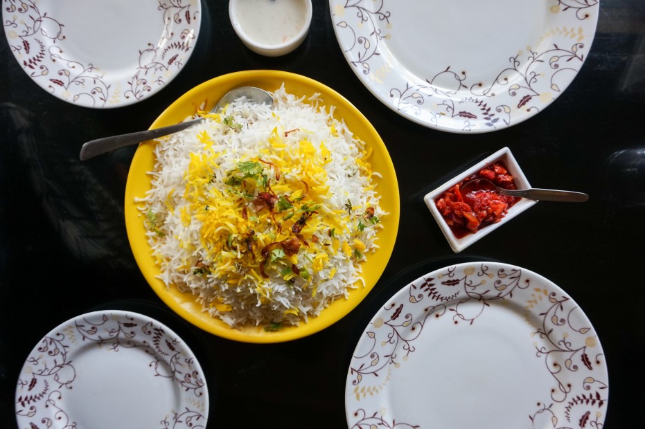 Bhatkali Biryani at Ali Baba Cafe 