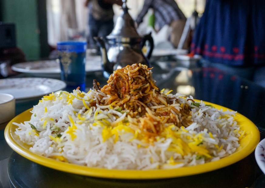 Bhatkali Biryani at Alibaba Cafe 