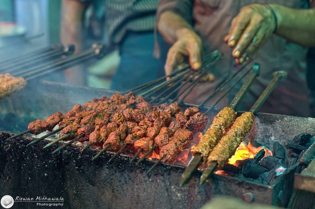 Seekh Kebab in Old Delhi